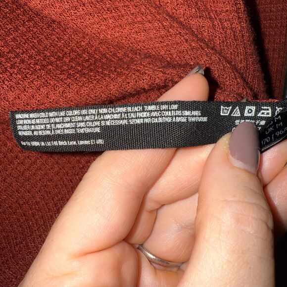 FP Movement Waffle Thermal Half Zip Top - Nutshell M - Picture 6 of 6